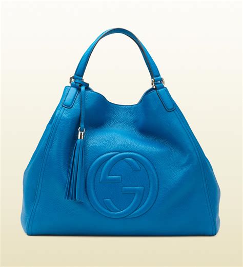 gucci chain bag blue|Gucci shoulder bag price.